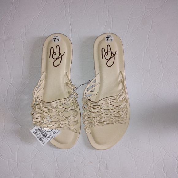 Mansur Gavriel Mignon Slide Sandals | Size 38 / US 7.5 | Italian Leather - Picture 1 of 3